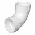 Charlotte Pipe And Foundry 90 deg PVC DWV Elbow 1.25 in. 43254